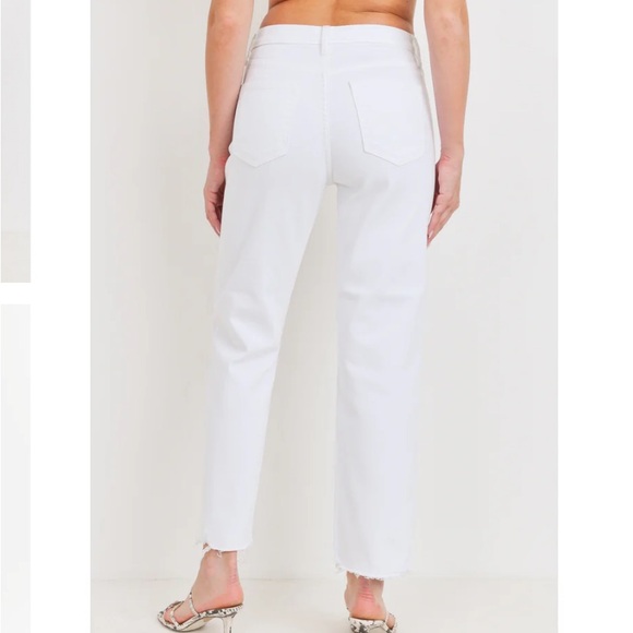 Just Black Denim White Women's Jeans - Picture 3 of 6